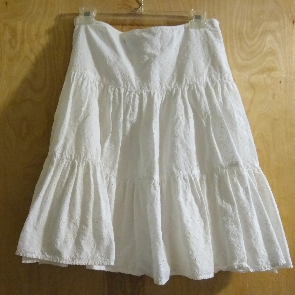 Eyelet Lace Skirt